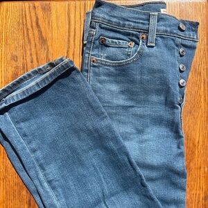 Levis women’s ribcage straight ankle jeans